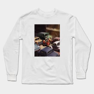 medieval knight in the city Long Sleeve T-Shirt